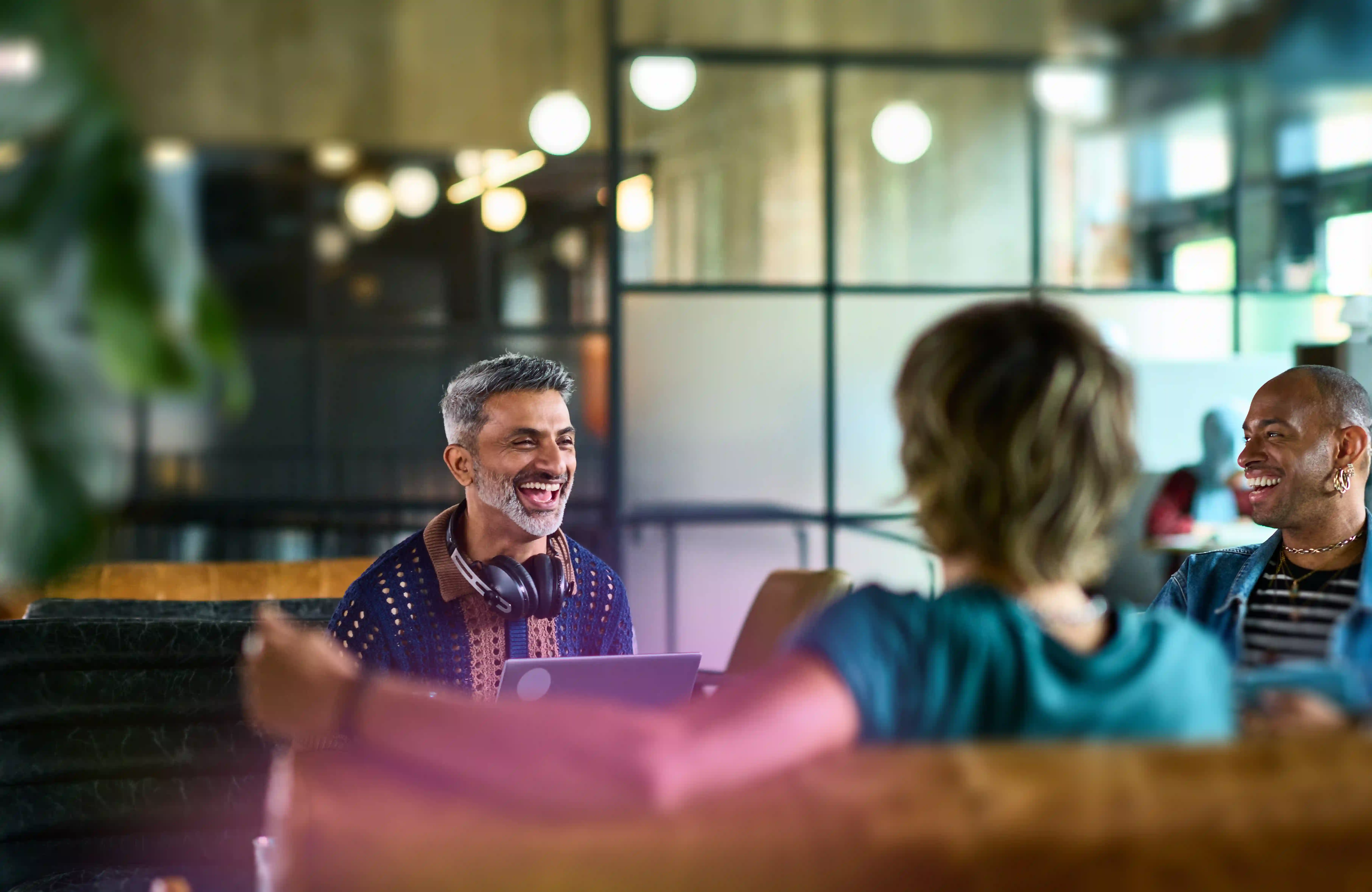 A business owner managing finances on the Equals platform