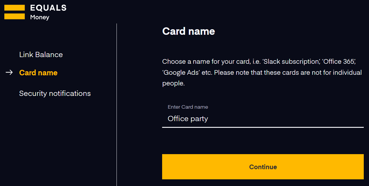 Card creation 1