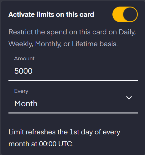 Setting limits 2