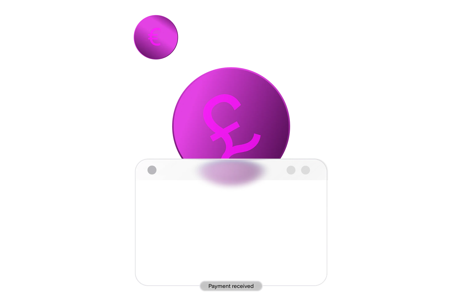 Open banking deposit screen on the Equals platform