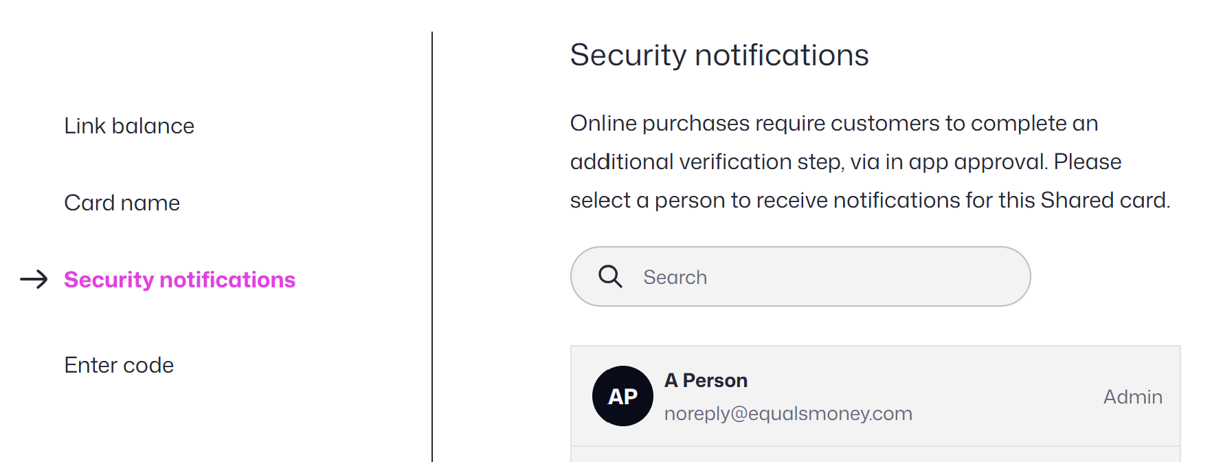 Security notifications