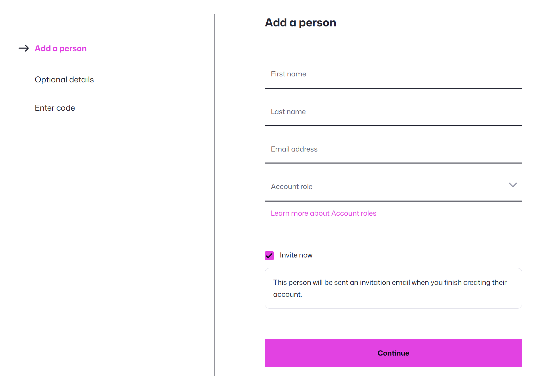 Add person screen 1