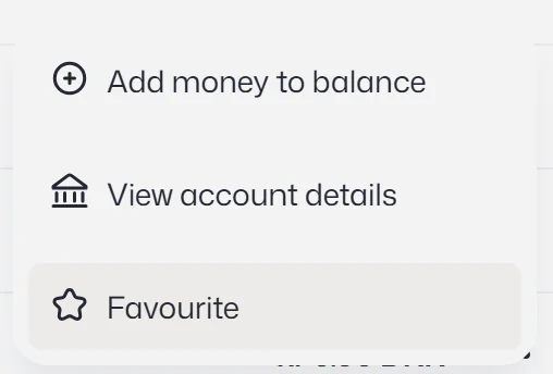 Balance fav
